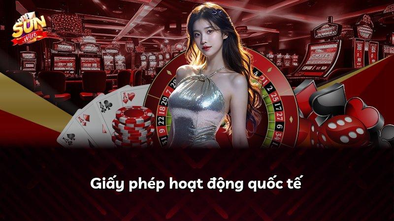 Giấy phép hoạt động quốc tế